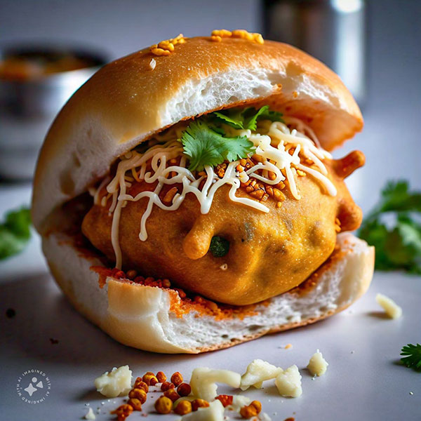 Cheese Vadapav – A Cheesy Twist on the Indian Street Burger