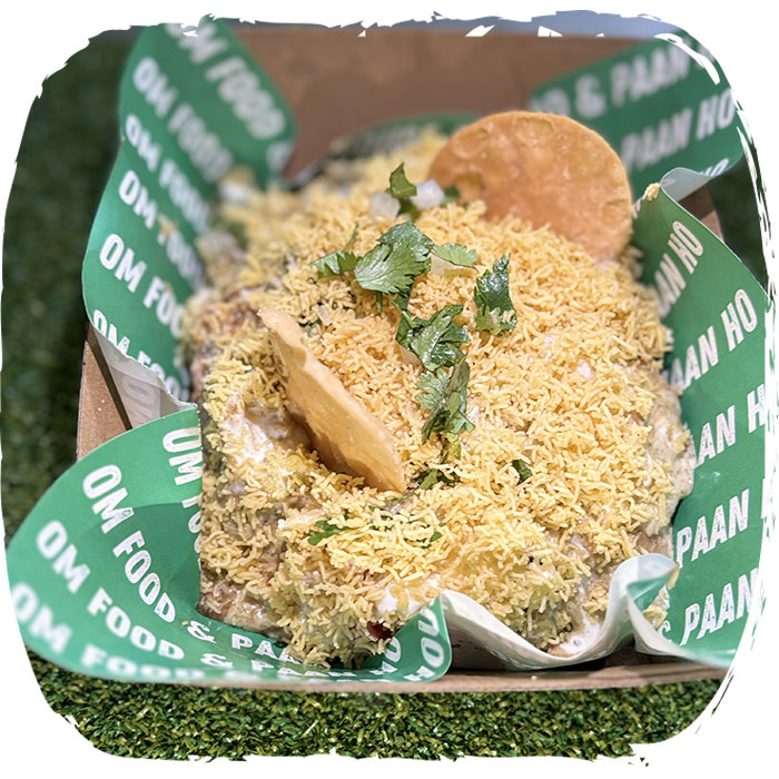 Dahi Papdi Chaat – Indian Loaded Nachos with Yogurt & Chutney