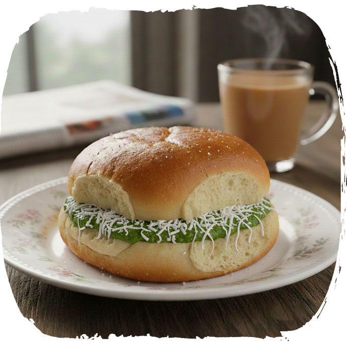 Cheese Chutney Maska Bun