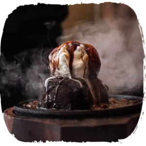 Sizzling Brownie with Ice Cream